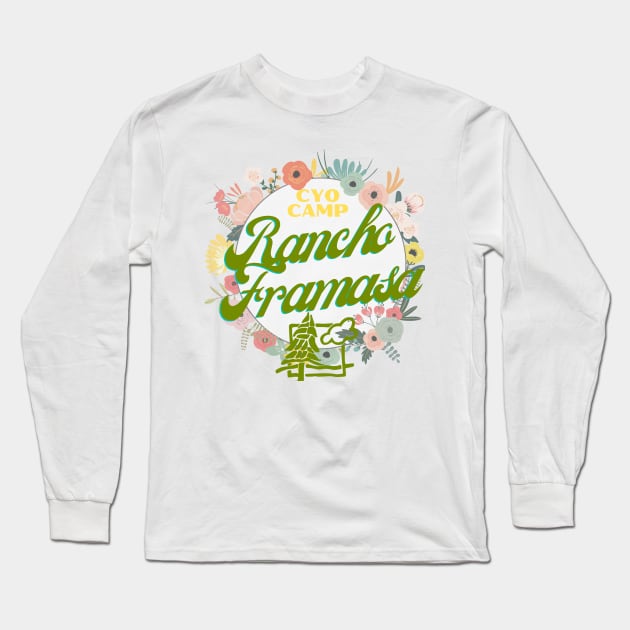 Flowery Camp Long Sleeve T-Shirt by Camp Rancho Merch